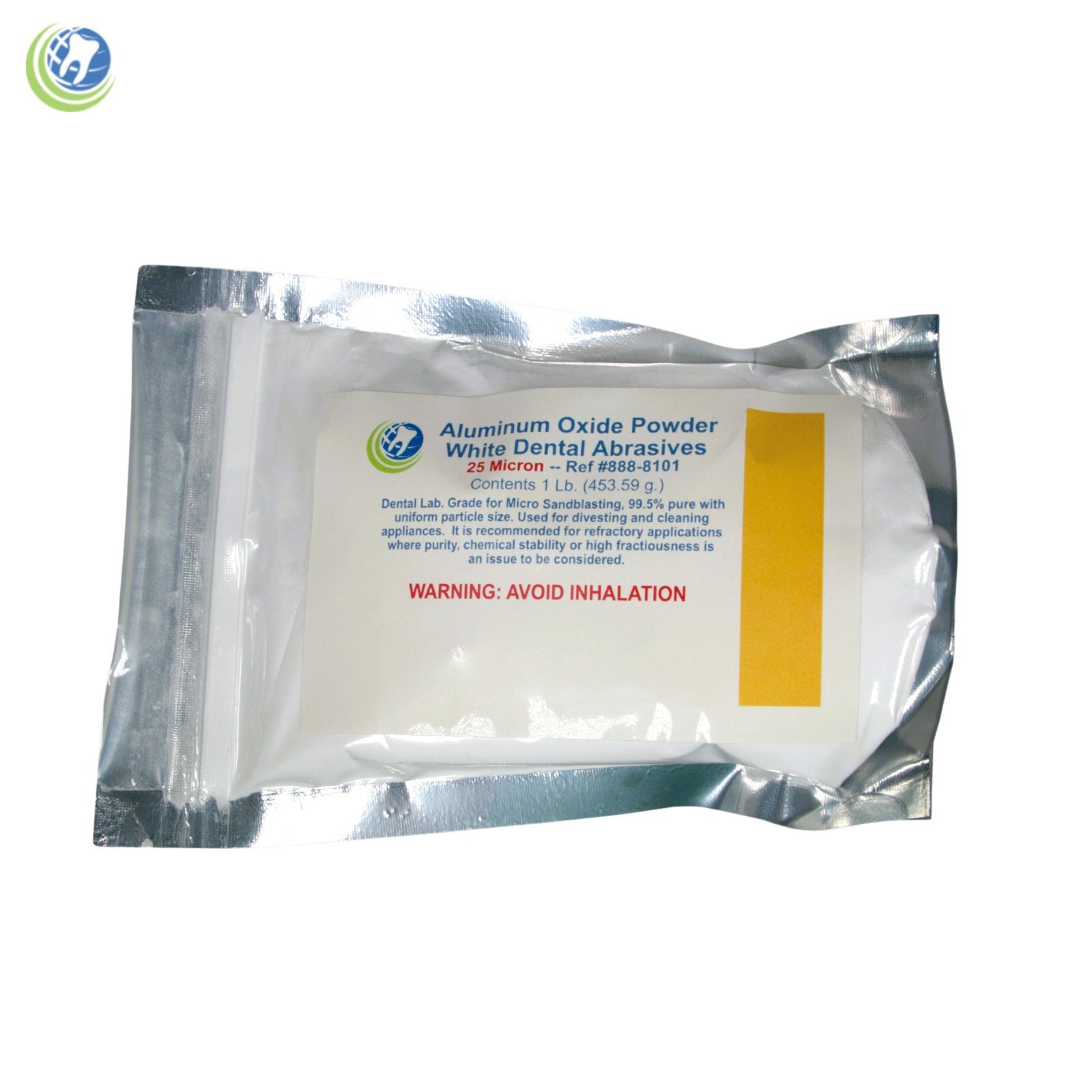 1 Lb Dental Grade White Aluminum Oxide 25 Micron Polishing Blasting Abrasive 99%