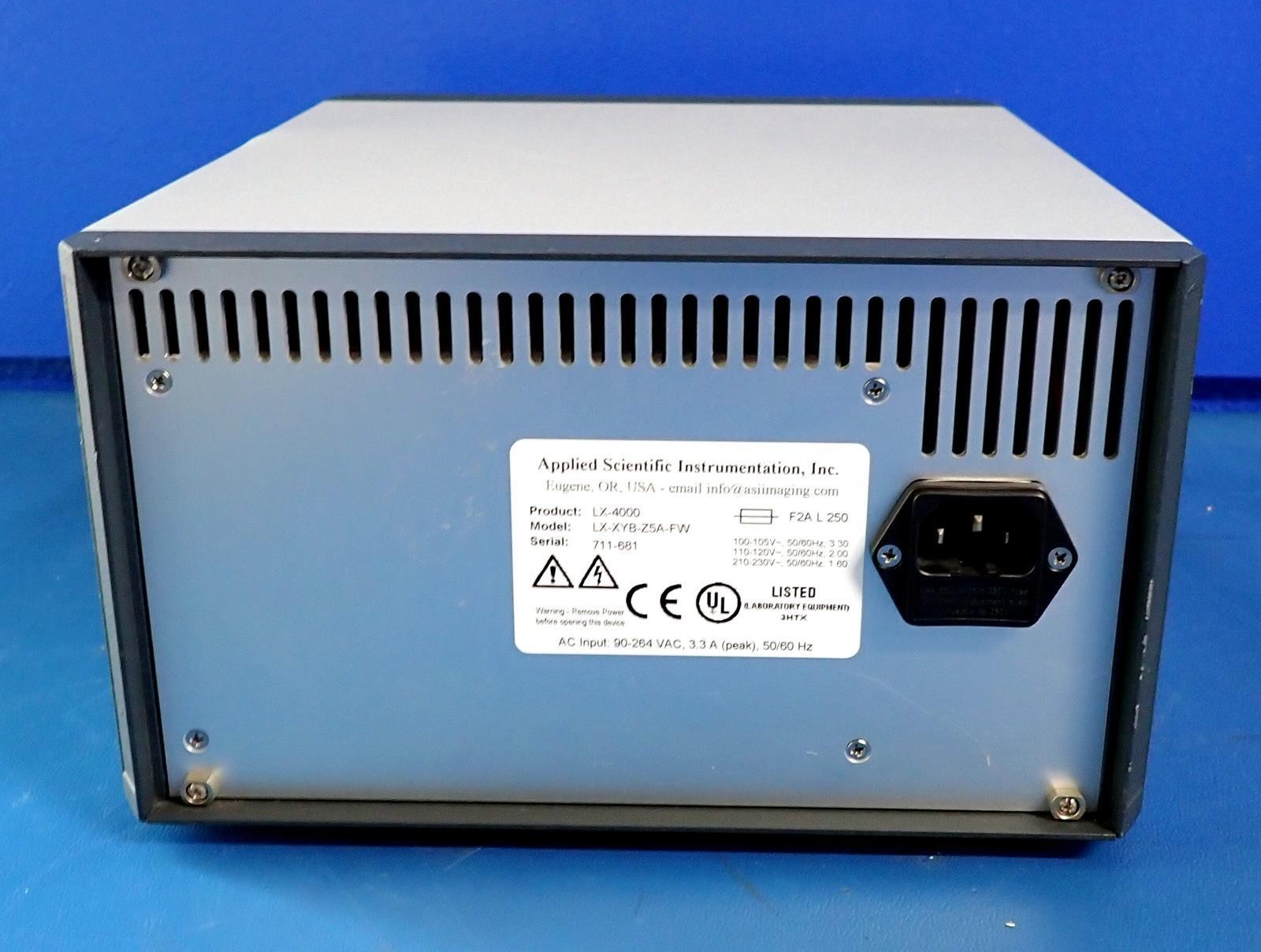 ASI LX-4000 Microscope Stage Controller w/ FW-1000 Filter Wheel Z/F & X/Y CCAs