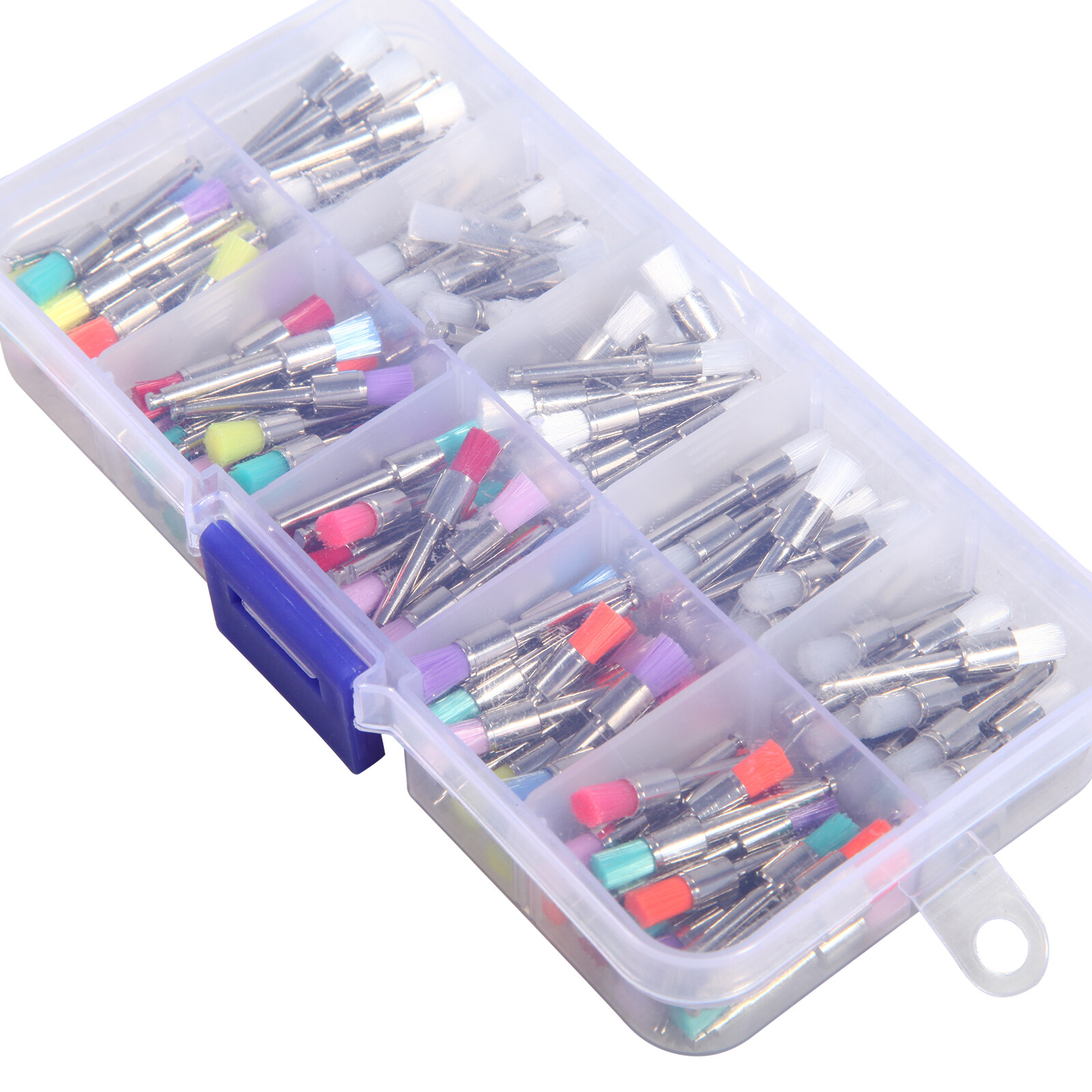 200 pcs Dental Teeth Prophy Brushes Polishing Tapered Latch Type Mixed 2.35mm