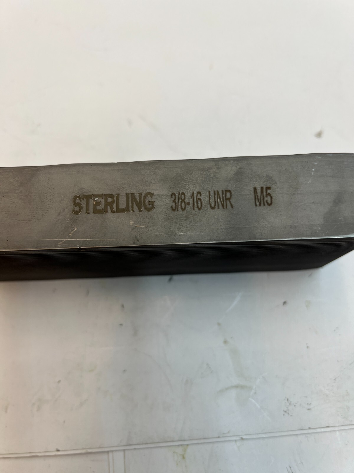 STERLING 589764-1 10 Machine Screw Duplex Die 3/8-16 UNR M5, 2-1/8 x 6 x 1-3/16″