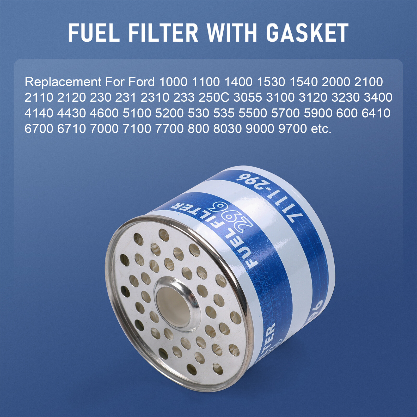 Fuel Filter Fit For Massey Ferguson 135, 150, 165, 175, 180, 230, 235, 245,1080+