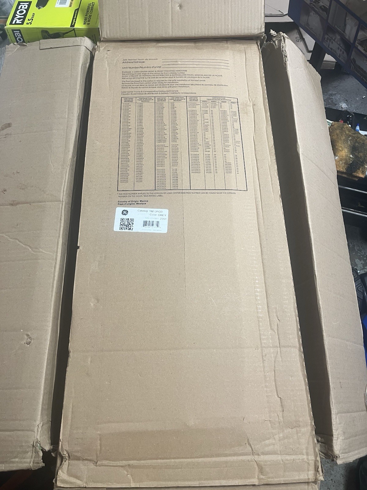 GE Indoor Main Breaker Panel 200A 32Spaces 64Circuits w/Breakers TM3220C64K