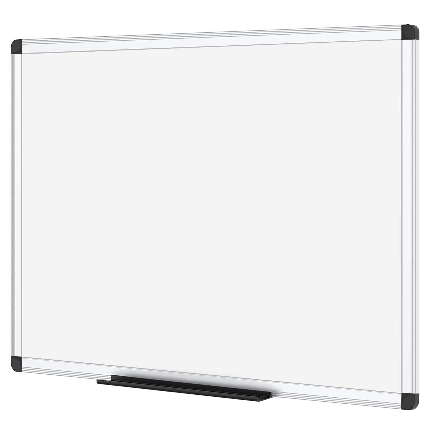 VIZ-PRO Dry Erase Board, 24 X 18 Inches, Silver Aluminium Frame, Magnetic