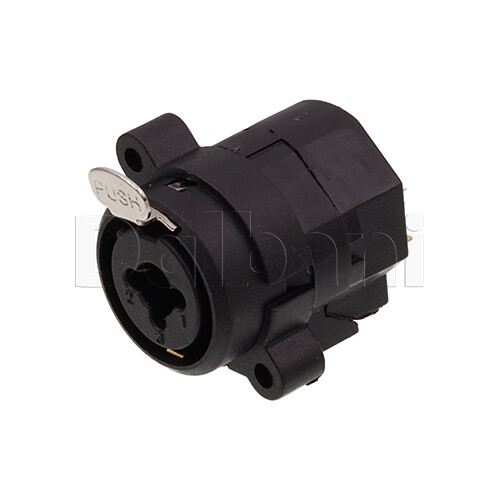 10101510045 XLR Chasis Connector with 1/4″ Phone Jack 3 Pin Female Receptacle