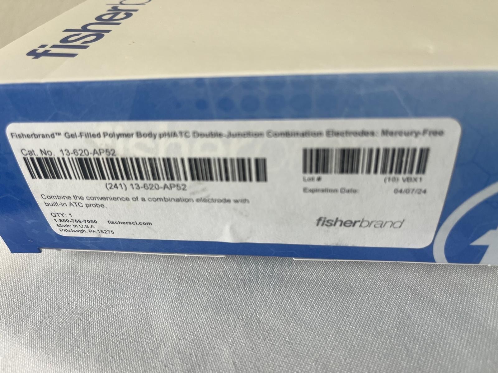 Fisherbrand accumet 13-620-AP52 pH/ATC Double-Junction Gel Epoxy Body Electrode
