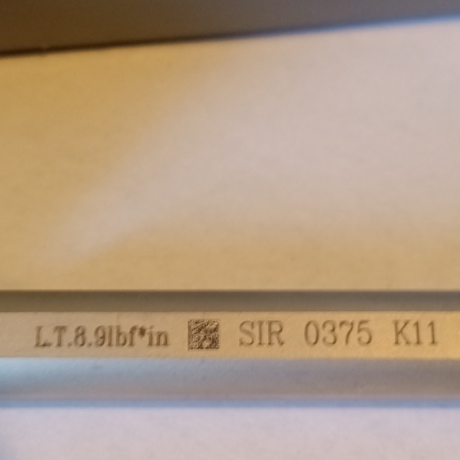 ISCAR SIR 0375 K11 Indexable Boring Bar Holder 0.9in OD 8.9in OAL