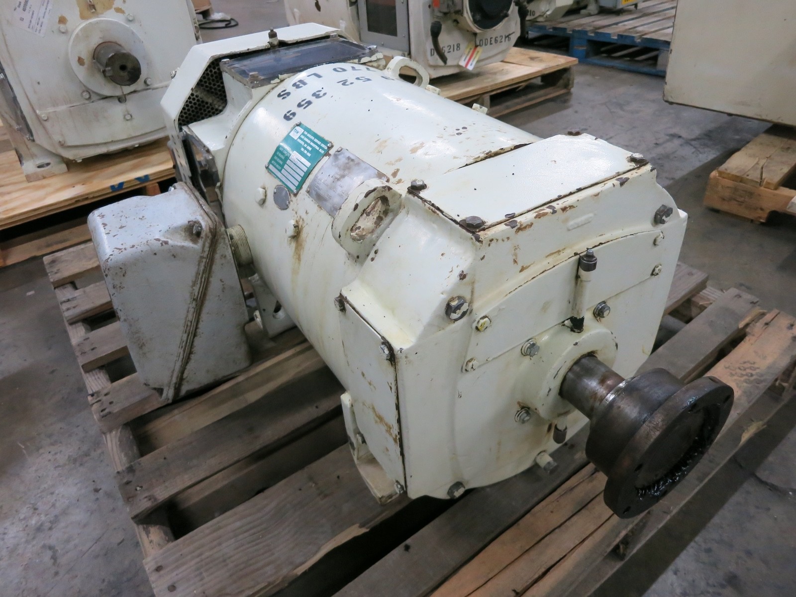 GE KinaMatic DC Motor 20HP 500V 1750/2300 RPM TEFC 20 HP 32.8A CD328AT
