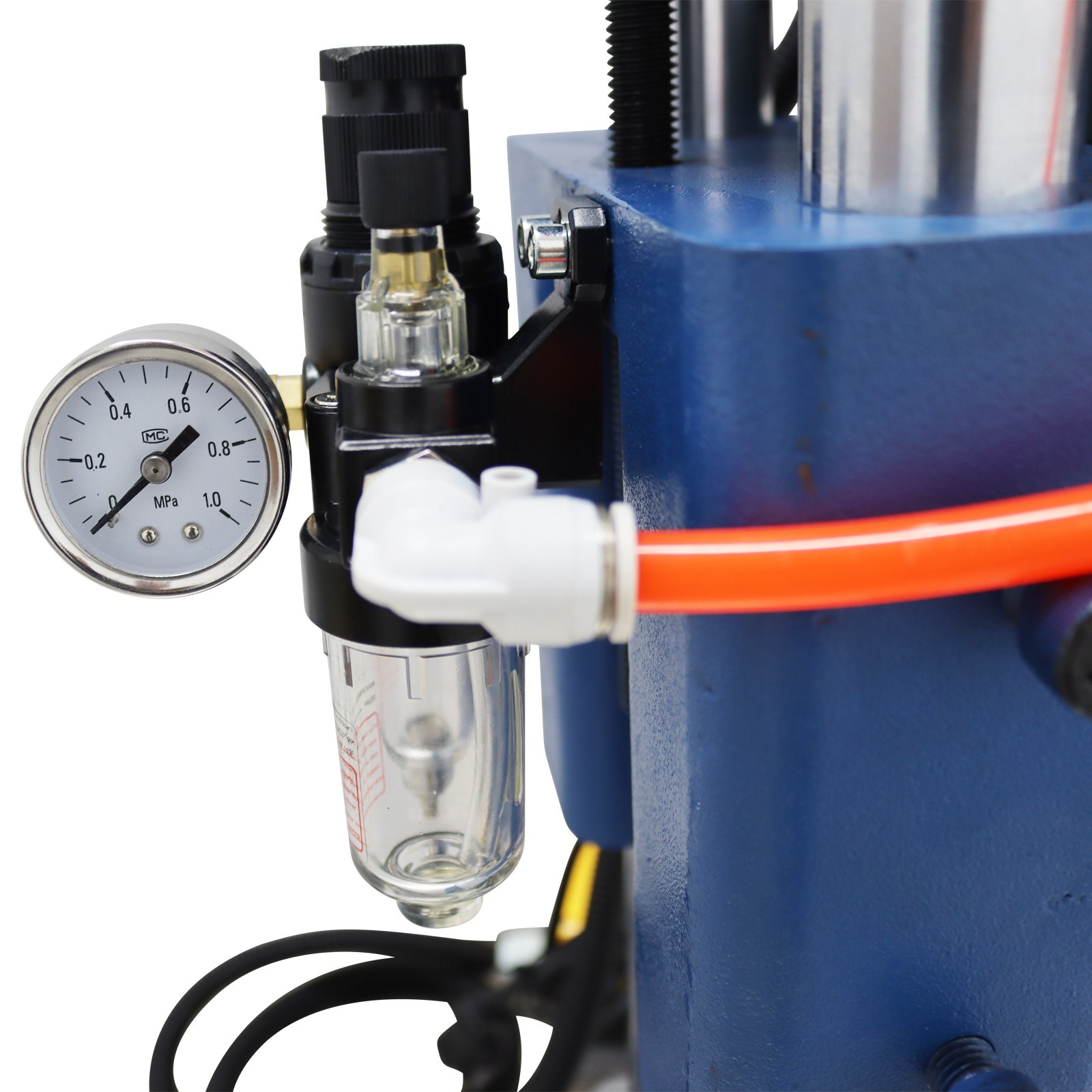 110V 1102lb/500kg Pneumatic Punch Press Machine with Controller 0.6Mpa-0.8MPa