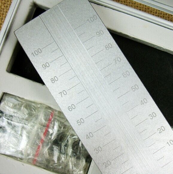 0-25 0-50 0-100 0-150 Single Groove Fineness Gauge Grindometer Fineness Meter