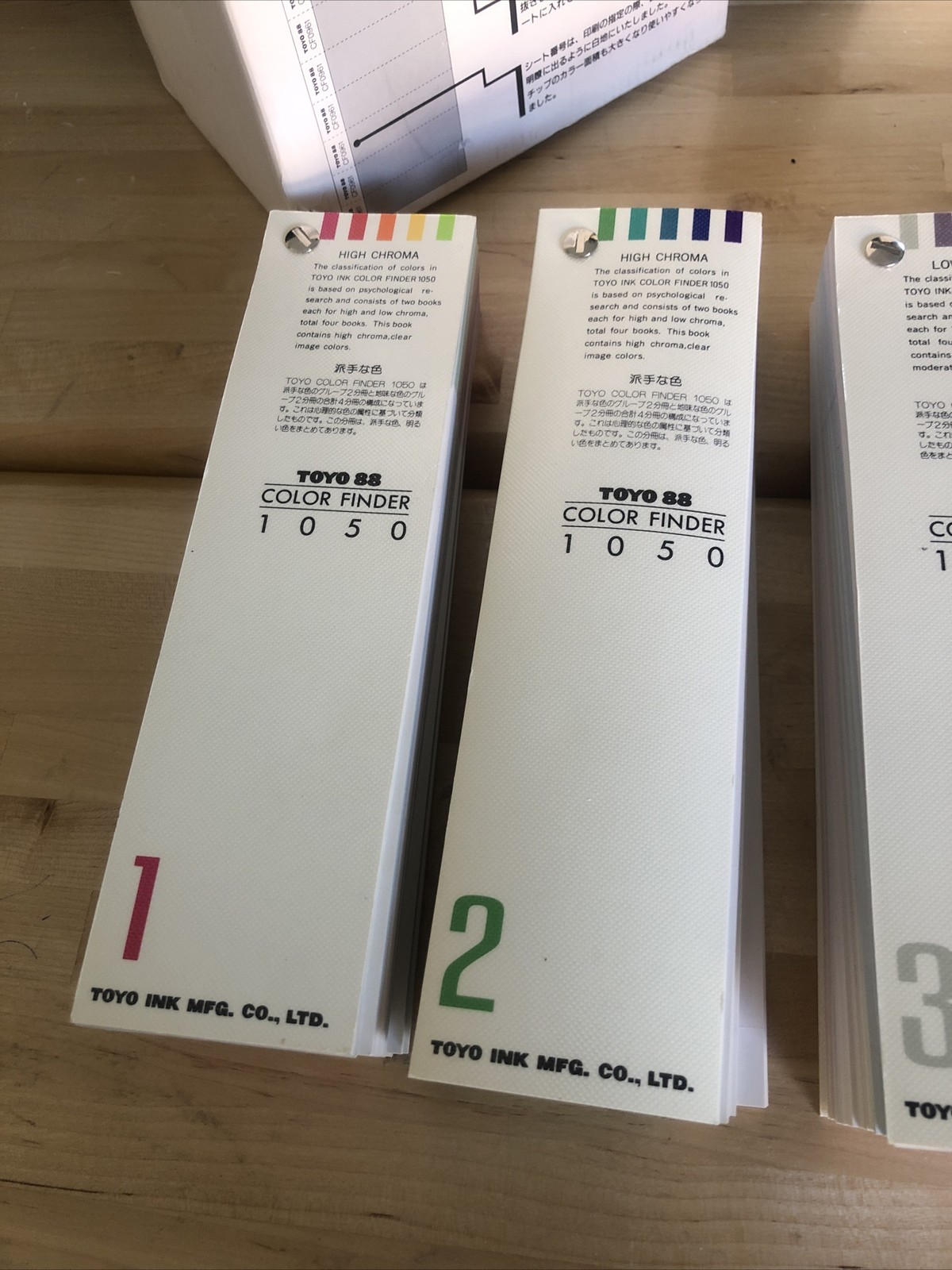 TOYO 88 COLOR FINDER 1050 Vintage set color matching system