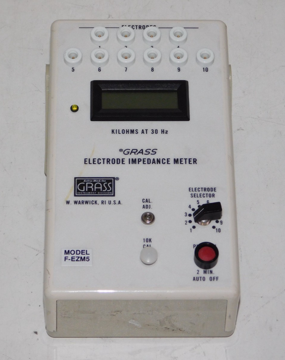 Grass Instrument F-EZM5 Handheld Electrode Impedance Meter Test Equipment USA