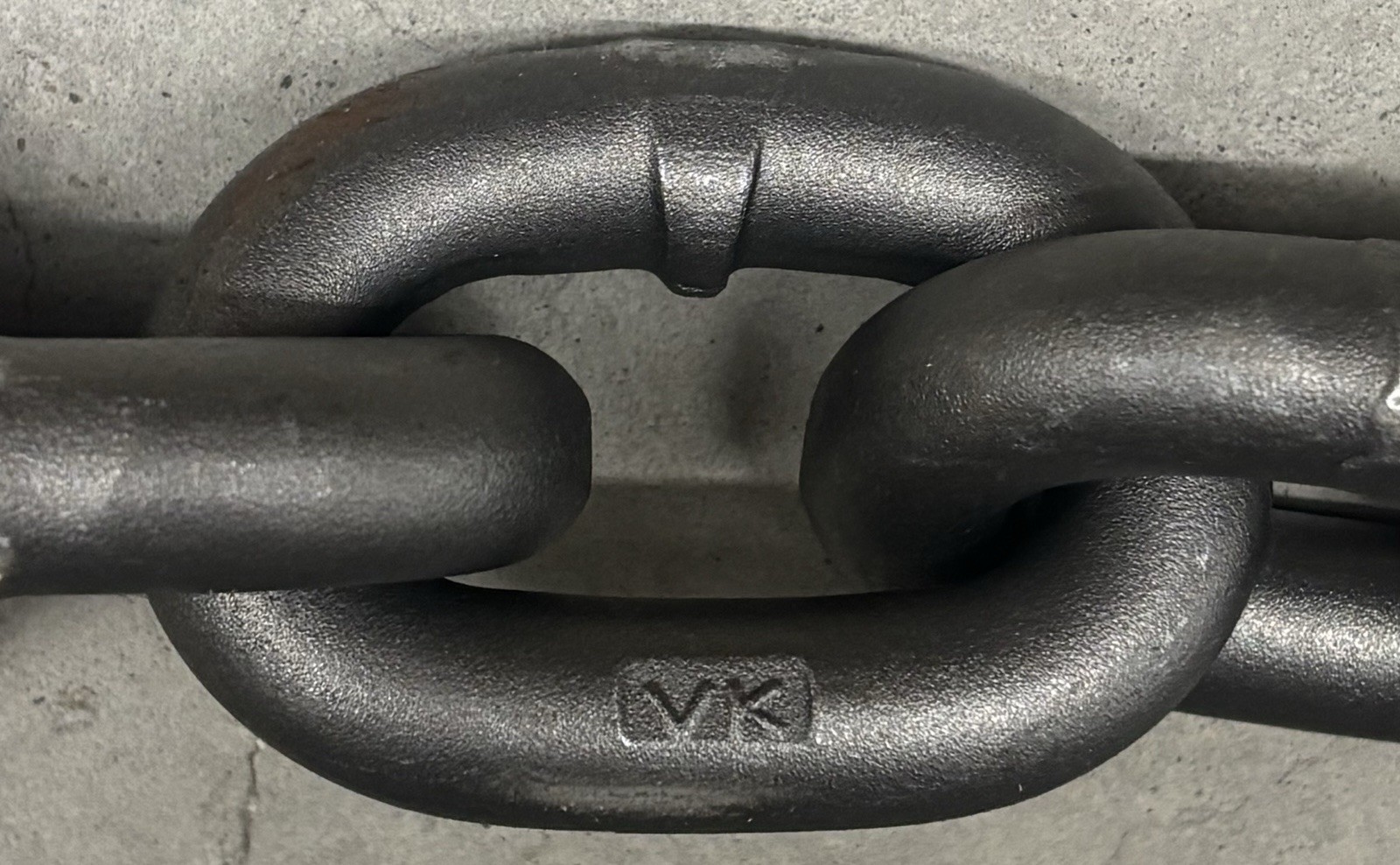 Campbell 5/8” G80 Welded Alloy Chain w/G100 5/8” Eye Hook – approx. 14’3” length