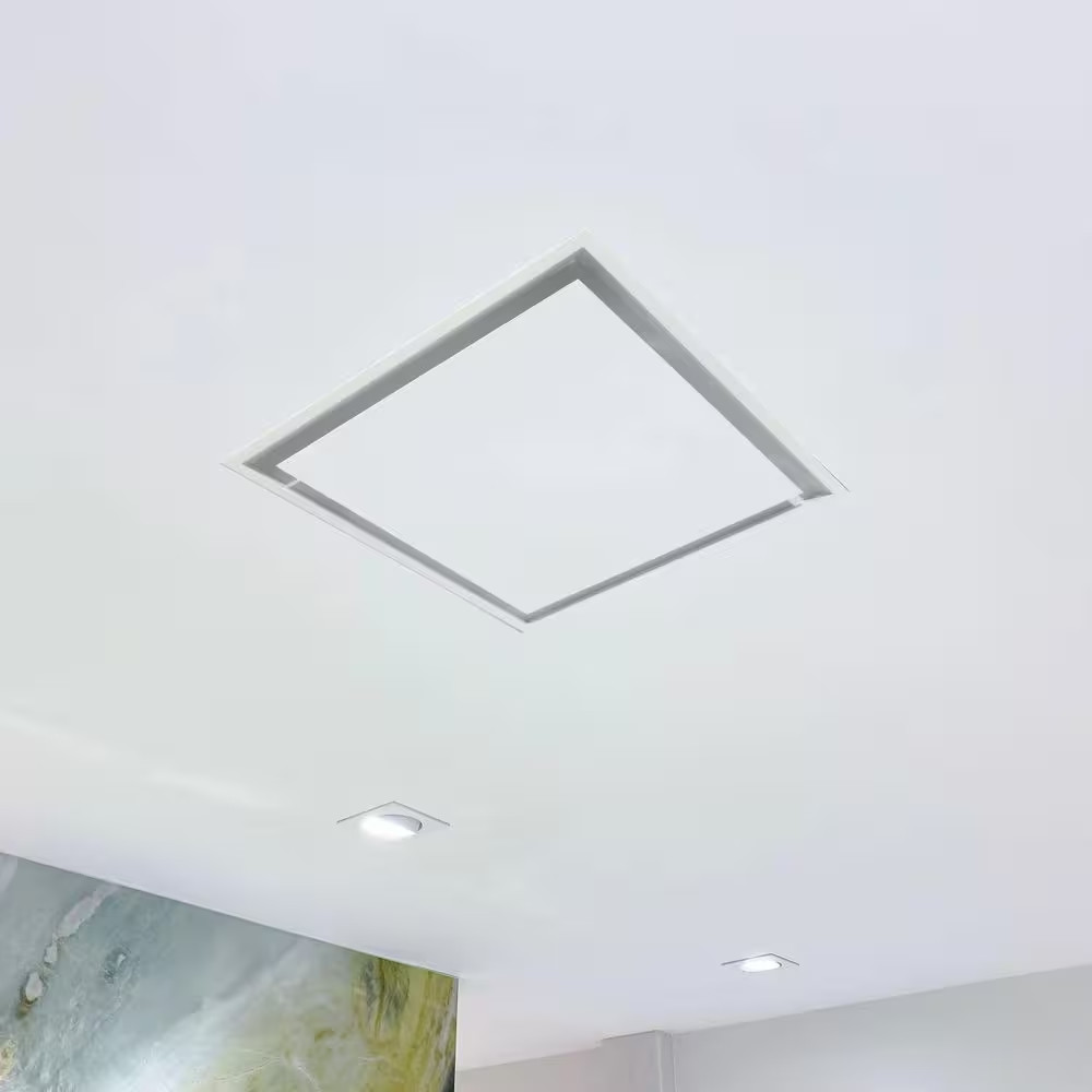 Framed Exhaust Mount (Lite) 14.25 In. X 14.25 In. White