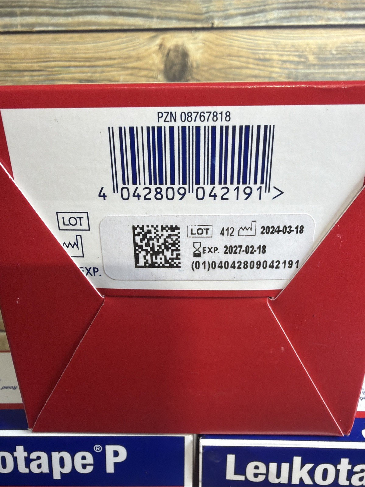 Leukotape P Rigid Strapping Tape 1.5 in x 15 YDS (x 3 Rolls) 3.8cm X 13.7m