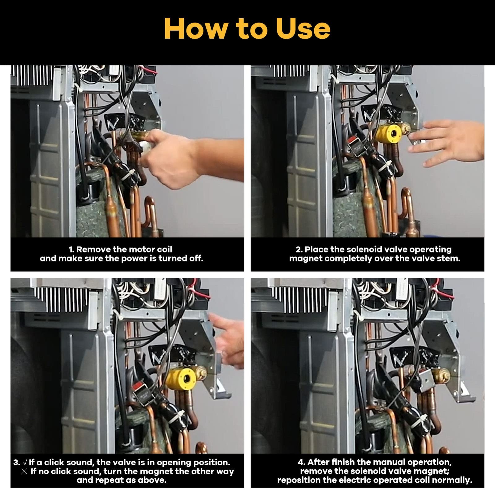 Solenoid Magnet Solenoid Valve Magnet Tool #TLMKC Solenoid Valve Troubleshooti
