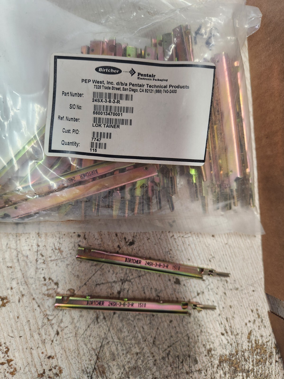 Birtcher/pentair PCB Retainer 24SX-3-8-R