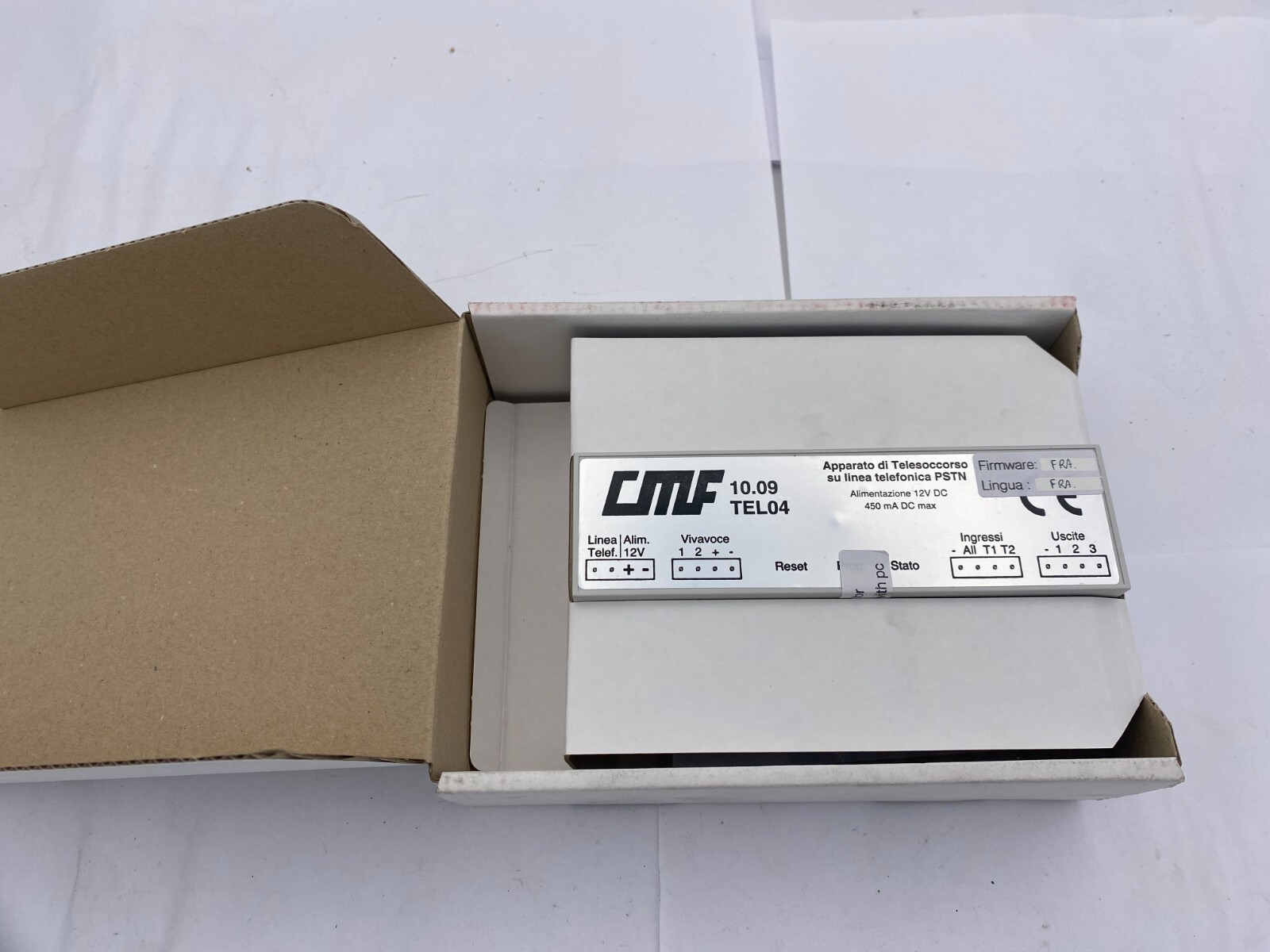 CMF TEL04 10.09 TELESECURITY BY PSTN TELEPHON LINE Elevator parts lift