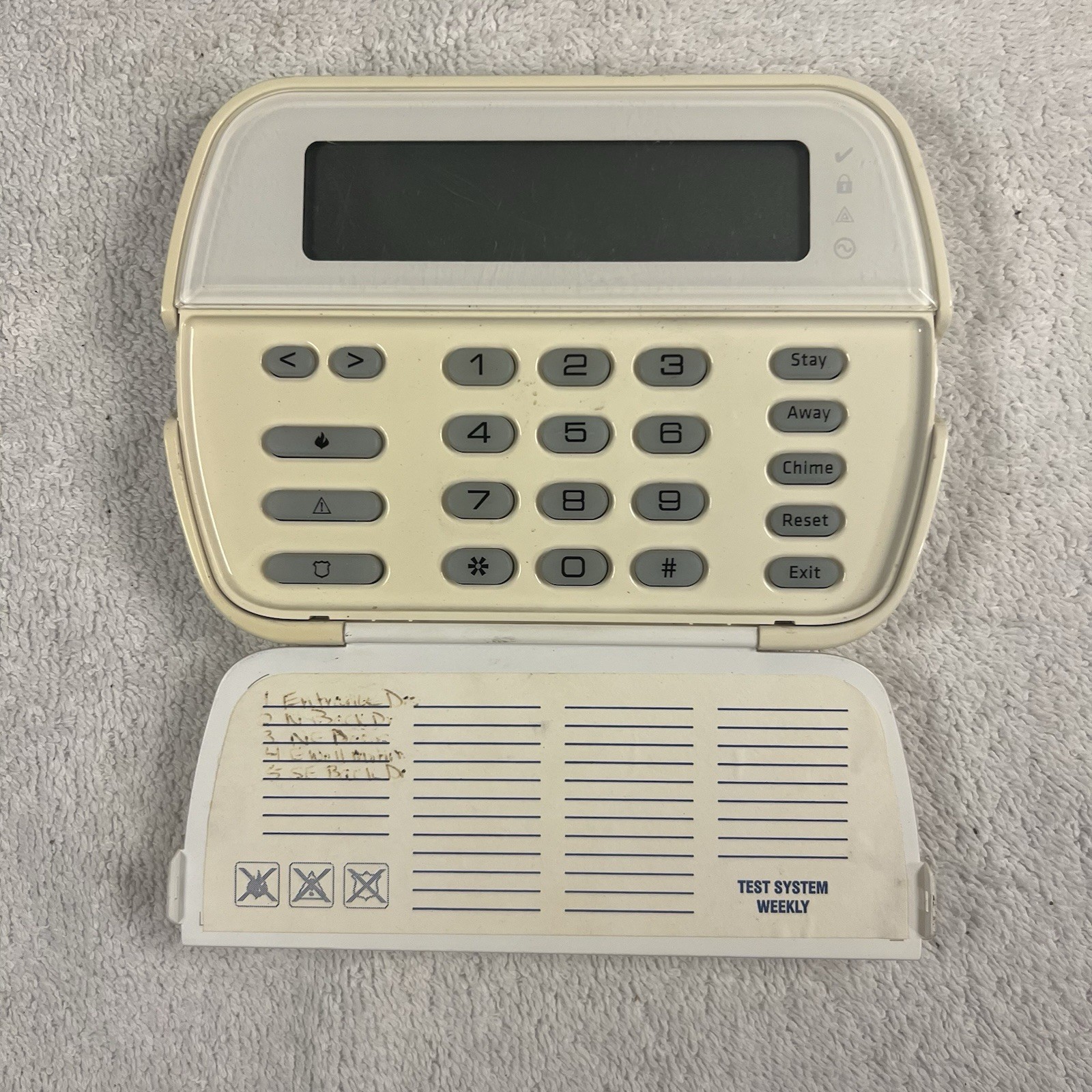 DSC PK5501ENG PowerSeries Keypad 64 Zone Fixed Security Alarm Keypad