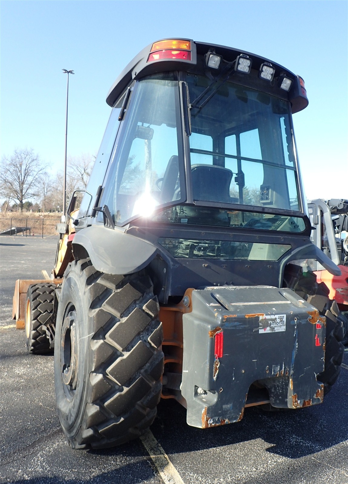 2021 Case Construction 570N EP 4×4 Skip Loader Enclosed Cab Tractor