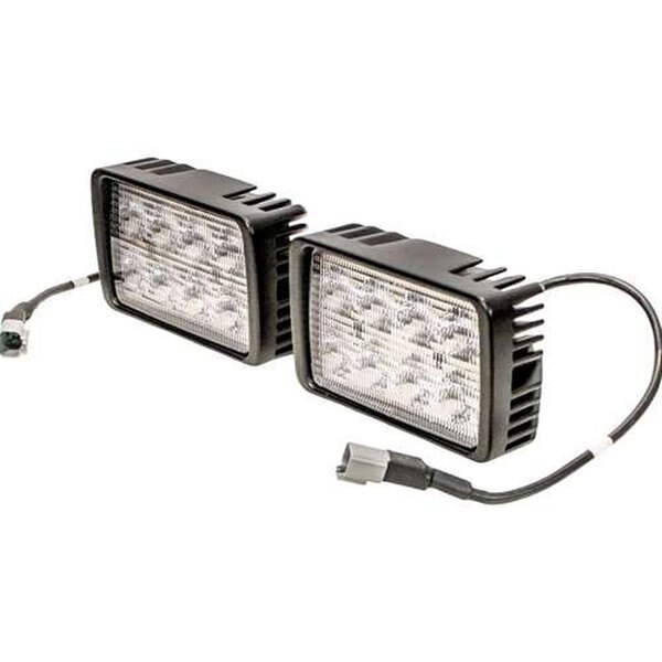 2x LED Front/Rear Flood Light Fit Komatsu Crawler Excavator P130 P180 P200 P240