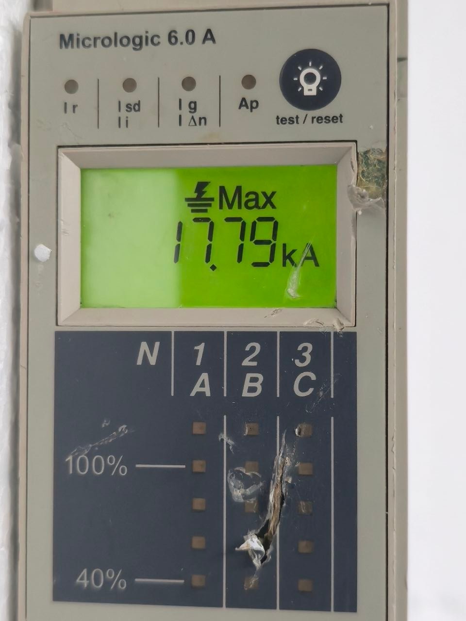 SCHNEIDER ELECTRIC 33073BA MICROLOGIC 6.0A CIRCUIT BREAKER DIGITAL TRIP UNIT AAV
