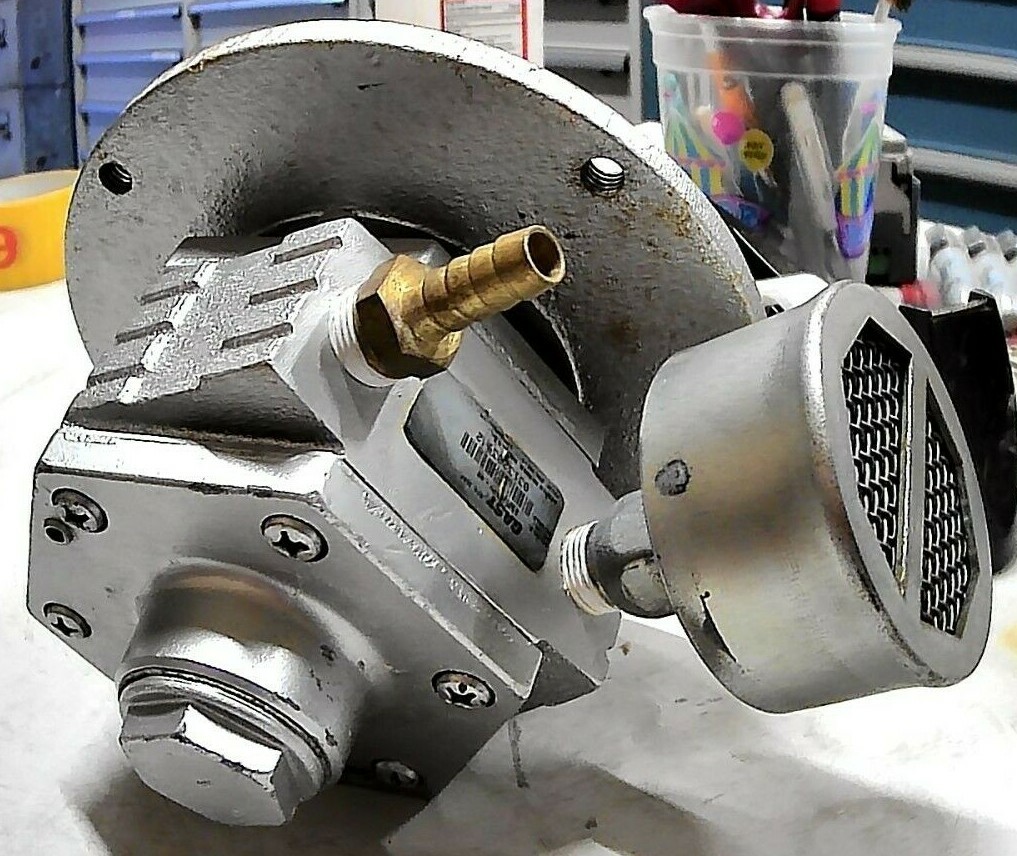 IDEX GAST 4AM-NRV-92 AIR MOTOR 1.8HP HUB MOUNT 3000RPM 5/8SHAFT DIA 1/4NPT *FRSH