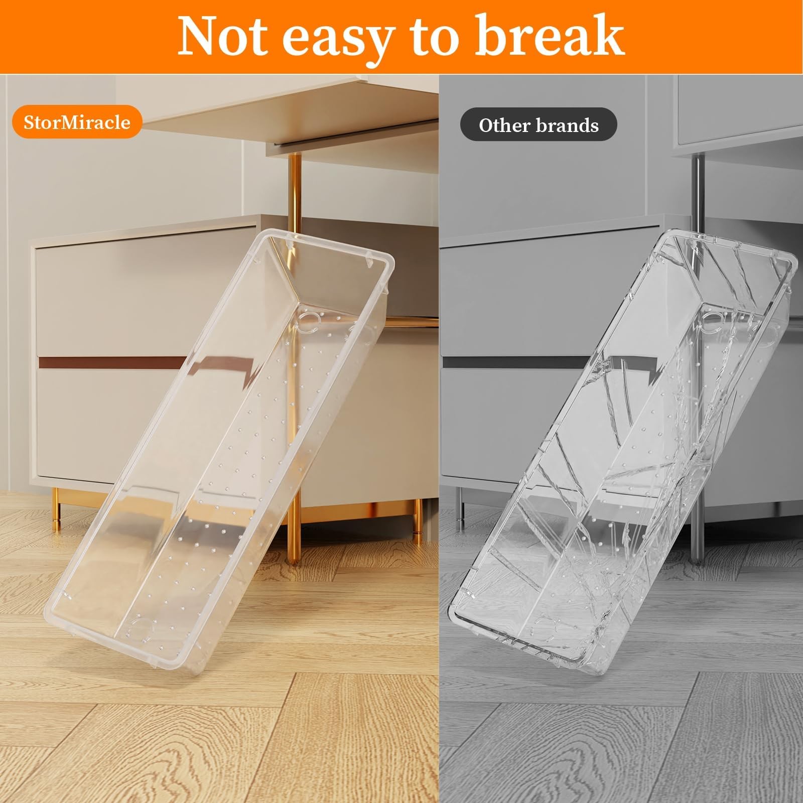 32 PCS Drawer Organizer Set, Vanity Organizer Trays and Storage Bins