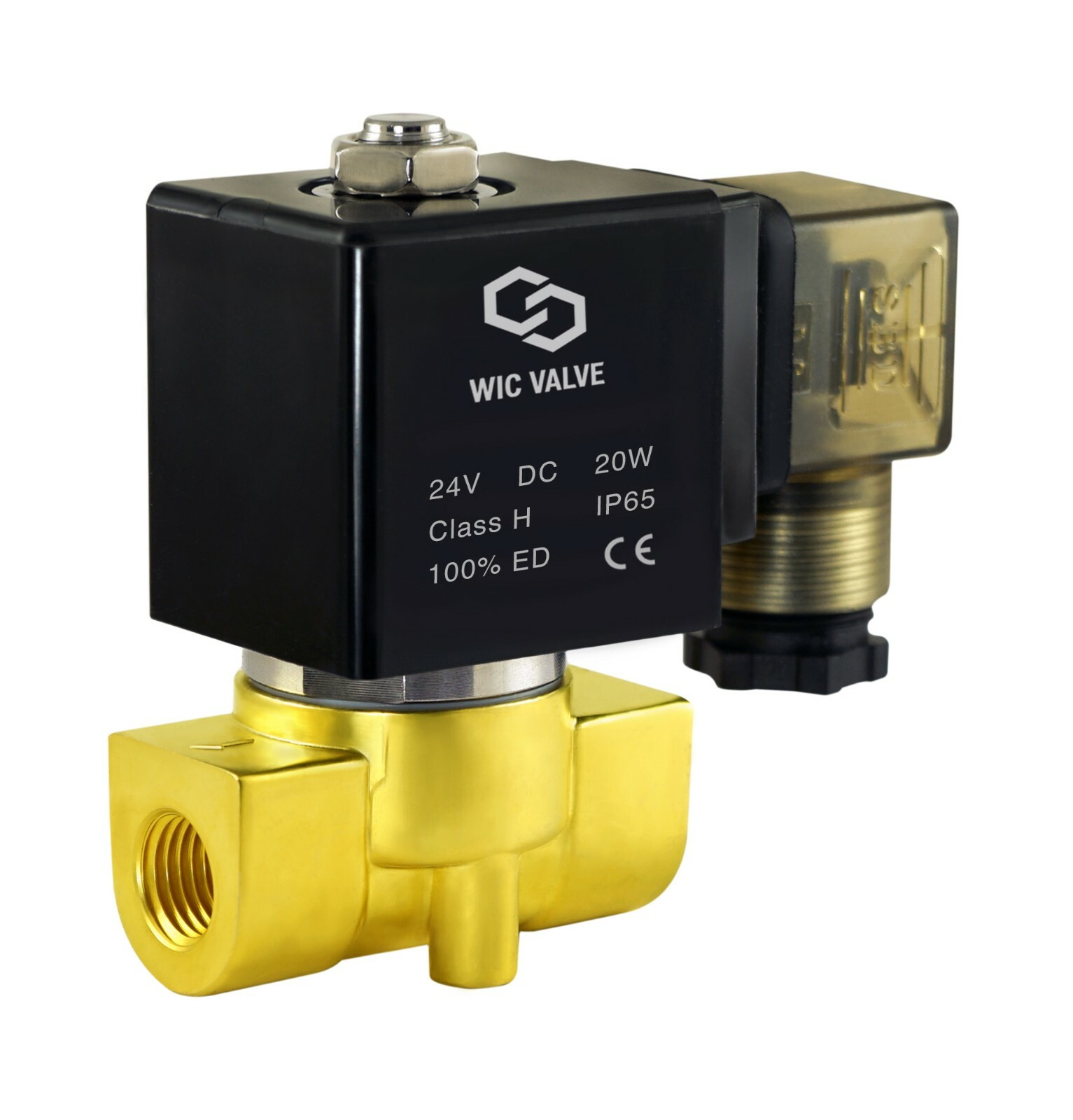 1/4″ Inch Brass Fast Response Electric Solenoid Valve Normally Closed 24V DC