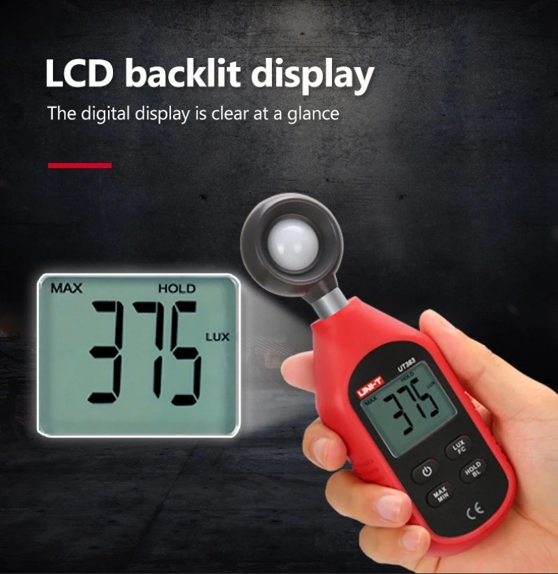 Mini Lux Meter, Digital Lux Meter, Brightness Photometer, Sound Level Meter
