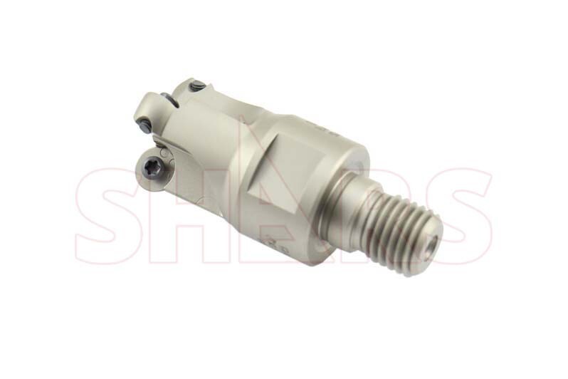 SHARS 1-1/4″ 3 Flute Round Coolant Thru Indexable End Mill Head RCKT Insert ![