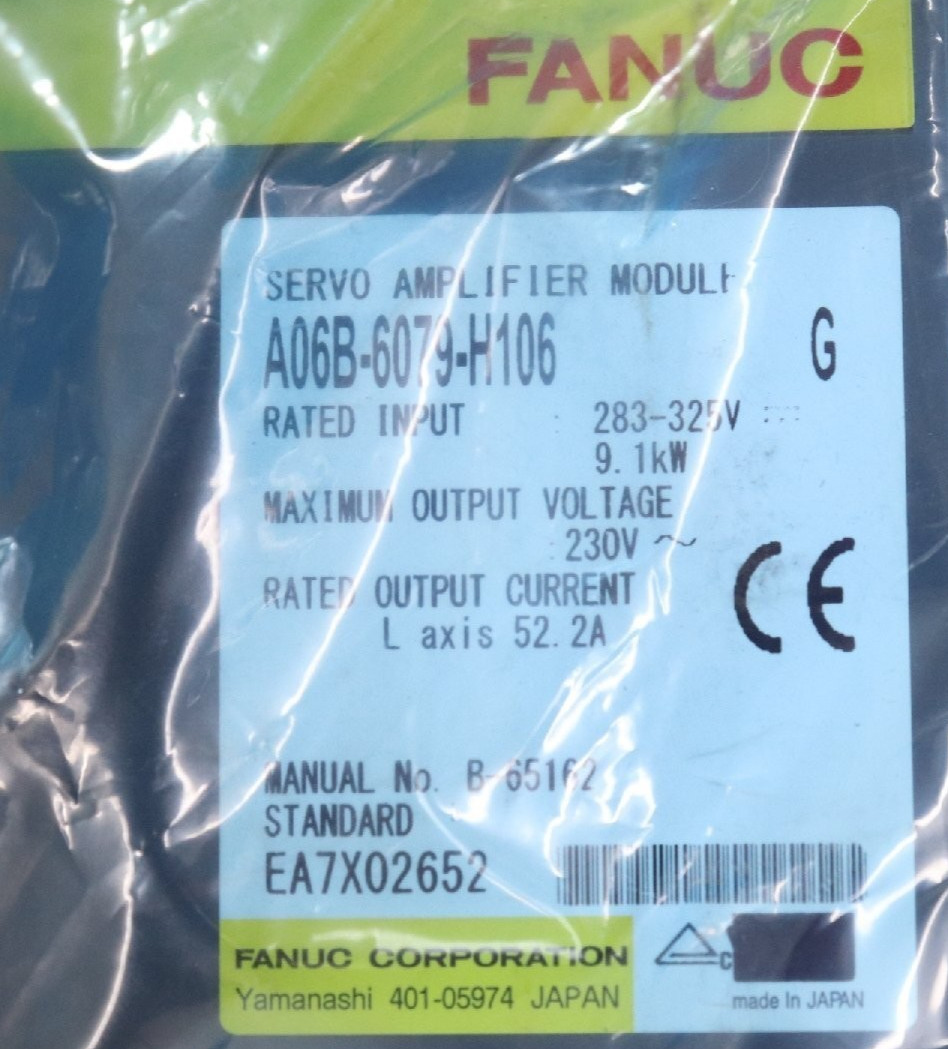 FANUC A06B-6079-H106 G Servo amplifier US Free TAX New Old Stock