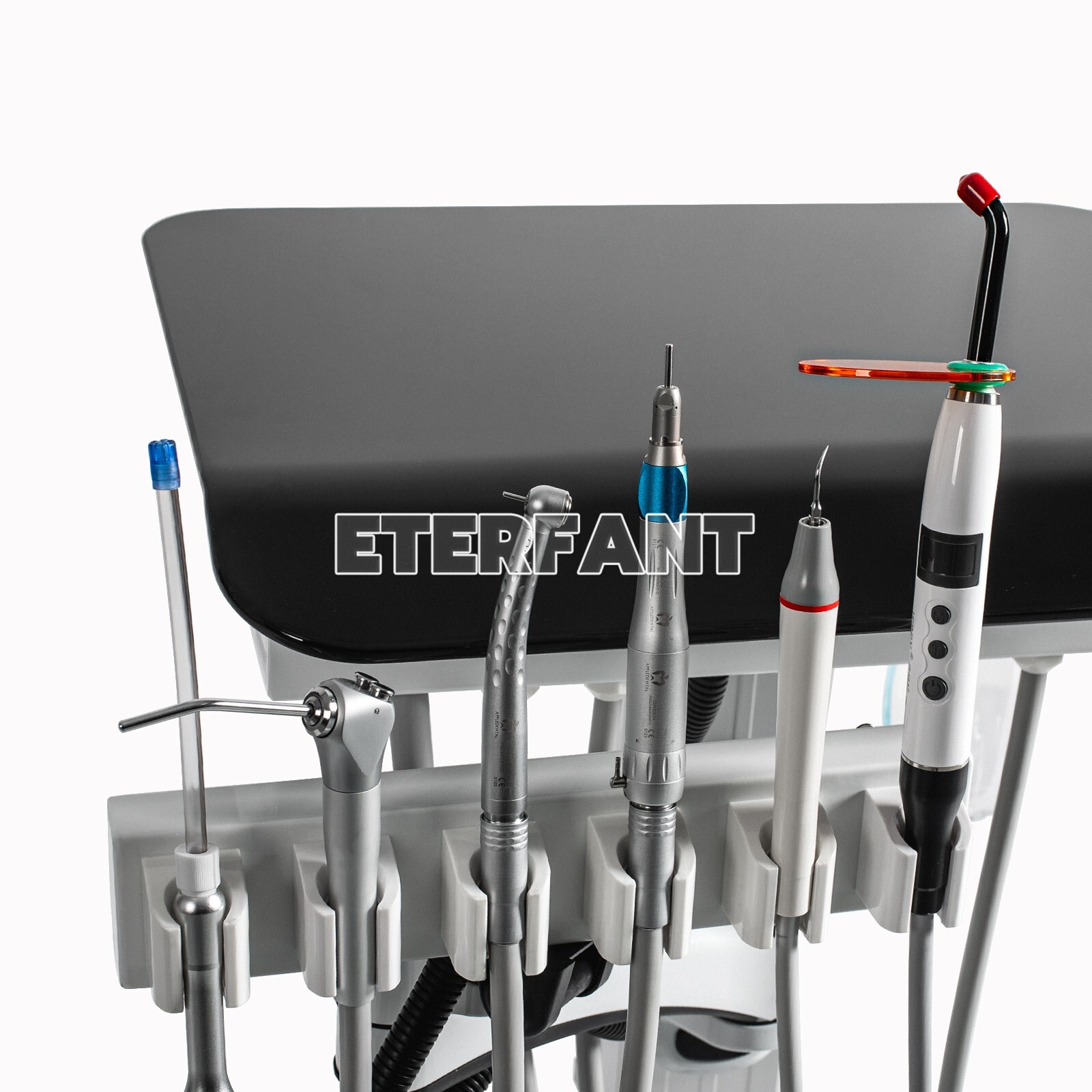 GU-P302S Dental Mobile Delivery Cart Adjustable Treatment Unit System 4Hole US