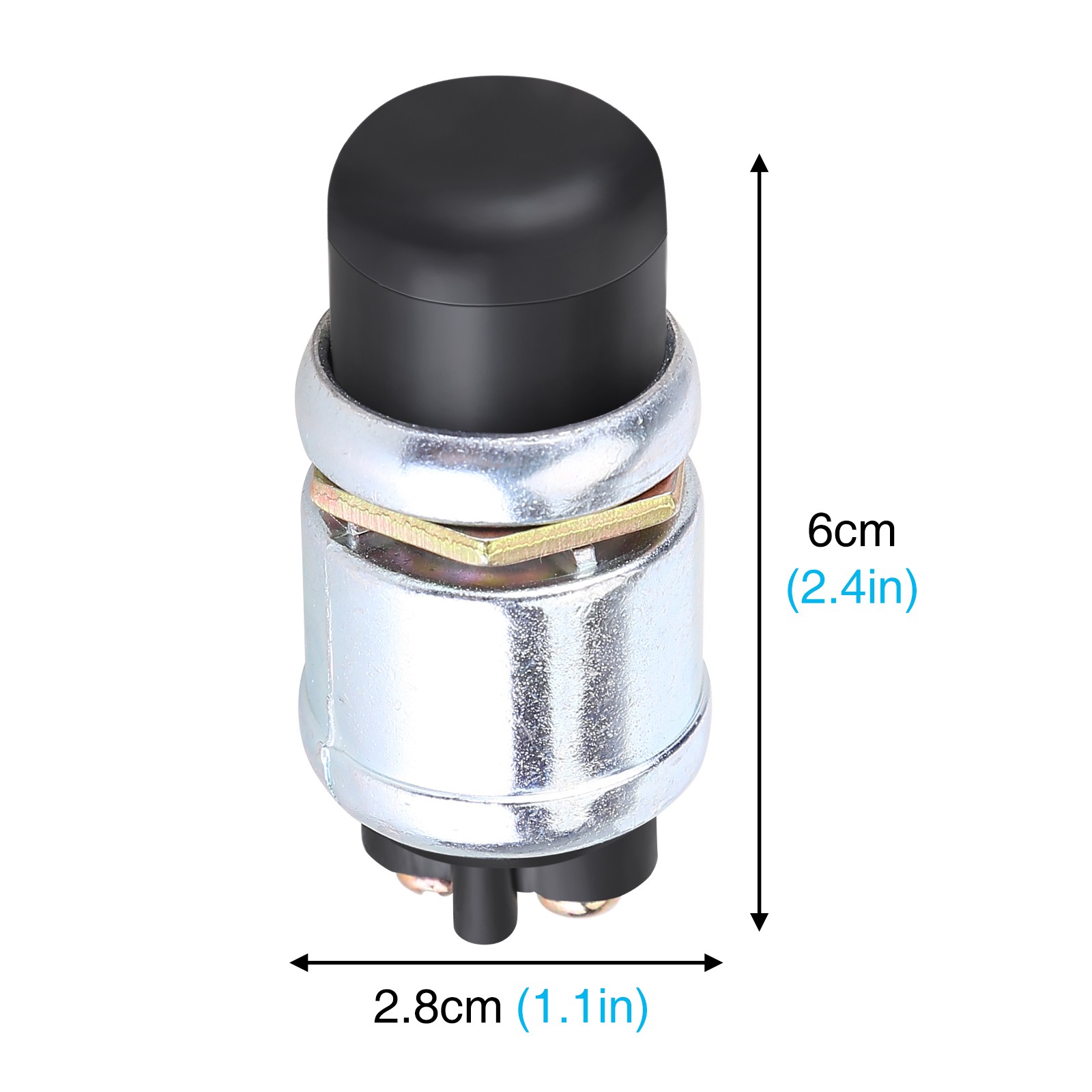 12V Waterproof Switch Push Button Horn Engine Start Starter For Car Boat Track//