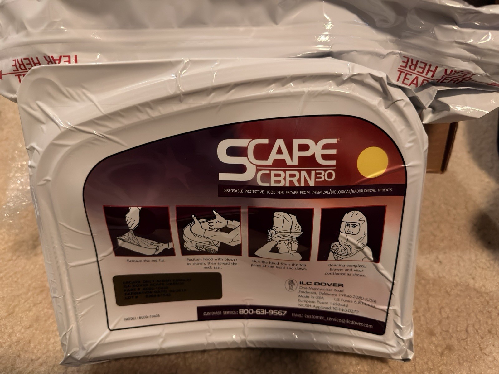 Scape CBRN 30 – Adult Size – Expired