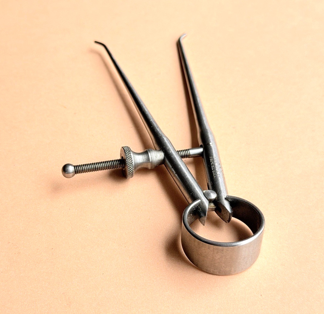 Brown & Sharpe Mfg. Co. No.802 Inside Calipers w/Round Legs; 4” Size & Capacity.