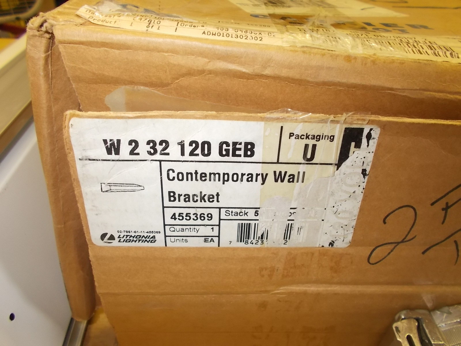 Contemporary Wall Bracket W 232 120 GEB 455369 *FREE SHIPPING*