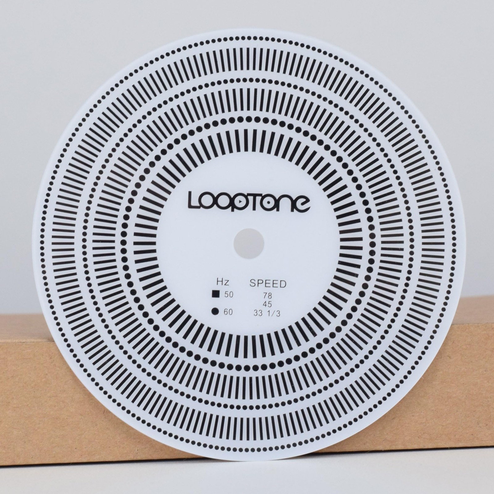 LoopTone LP Vinyl Turntables Tachometer Disc and Strobe 15.2*10.7*3cm
