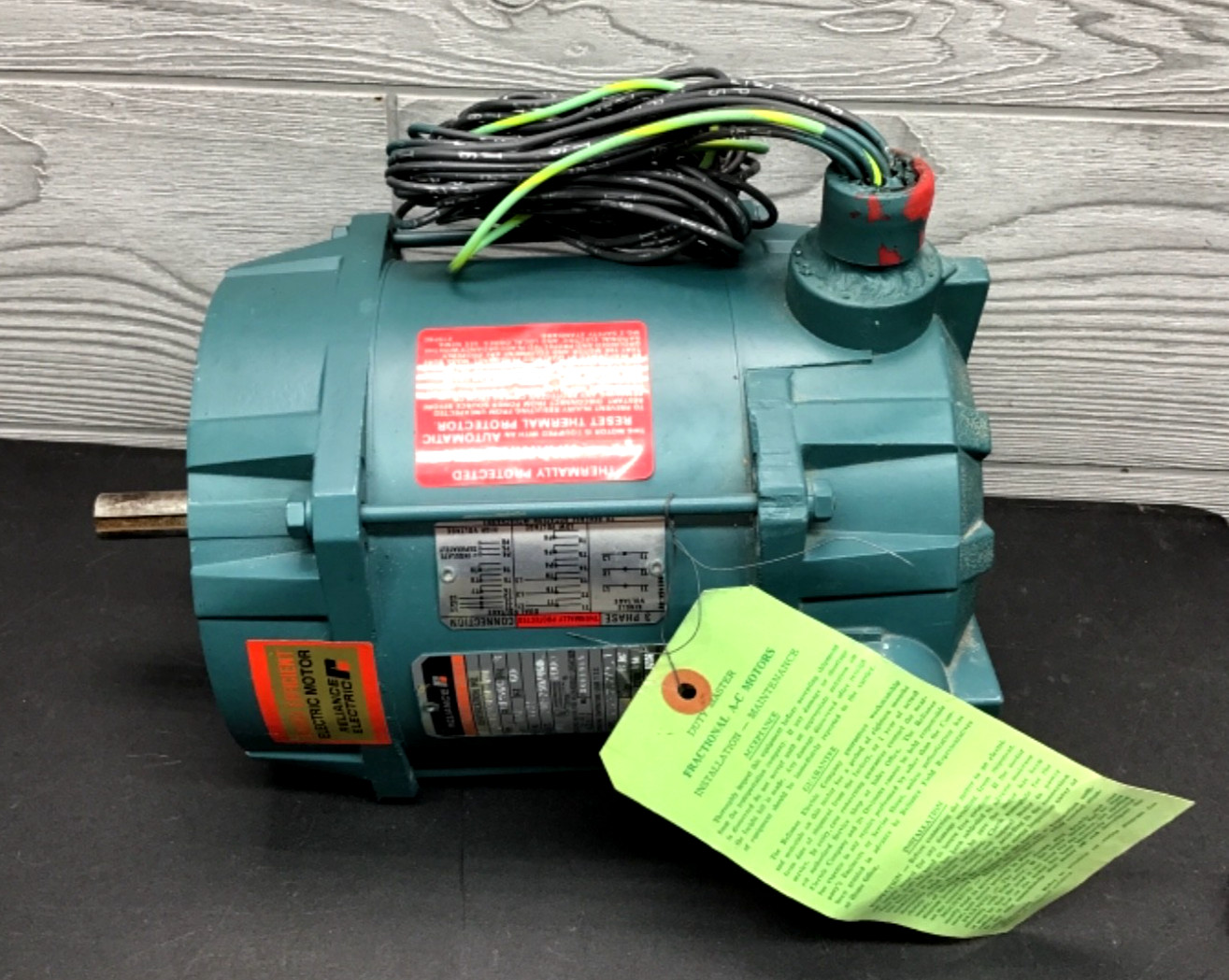 Reliance P56H2338M-VN A-C Motor 1/2 HP 3 PH 208-230/460V 1725 RPM Frame HP56C