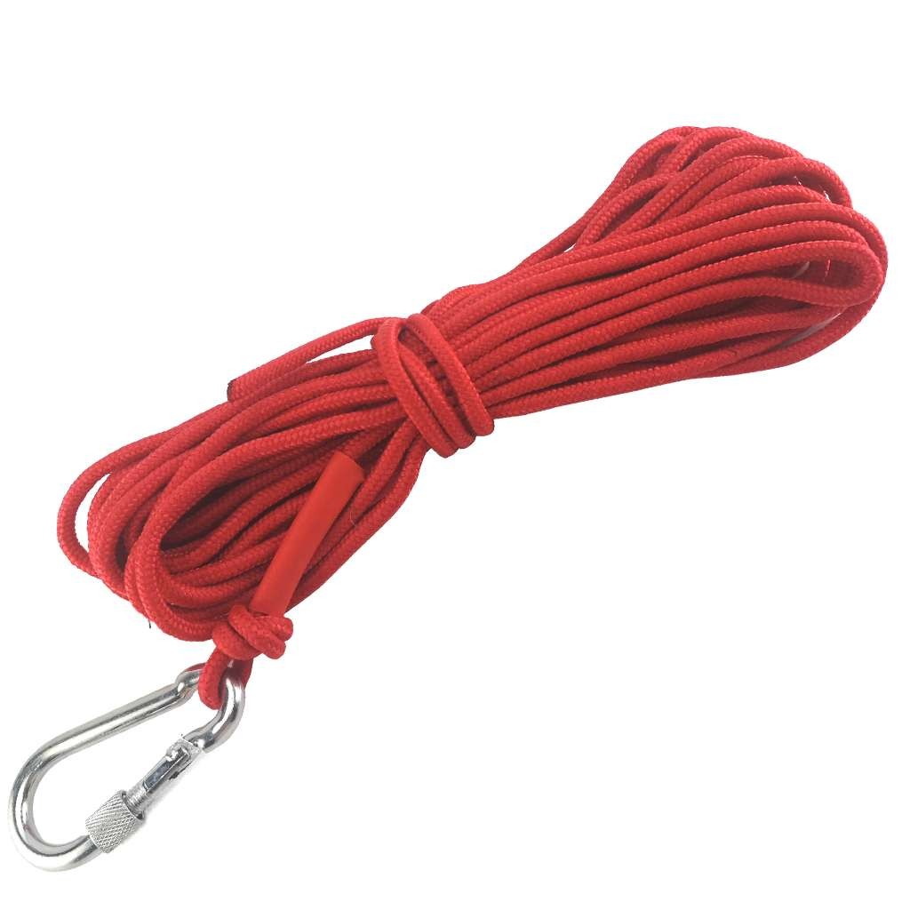 800LBS Fishing Magnet Kit Pull Force Strong Neodymium Rare Earth /Rope Carabiner