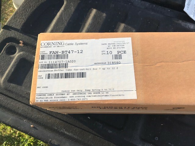 Corning FAN-BT47-12 Fan out Kits