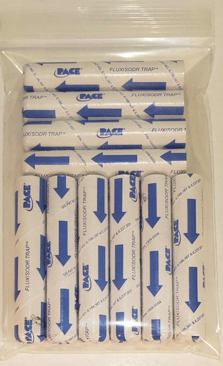 Pace 1309-0054-P10 Flux/Sodr Trap, Disposable Collection, 10/Pkg, for SX Series