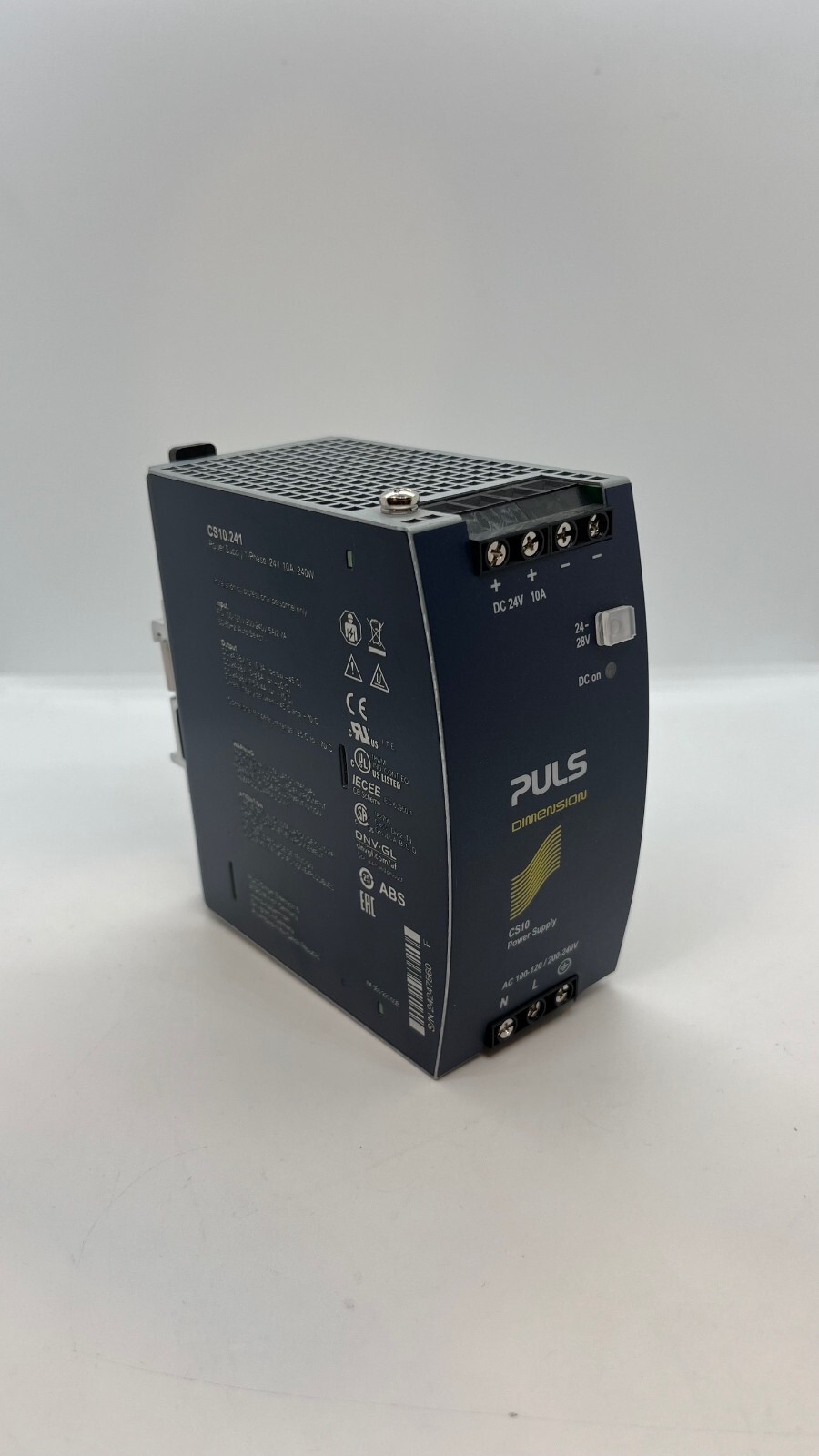 Puls CS10.241 DIN rail power supplies for 1-phase system 24 V, 10 A