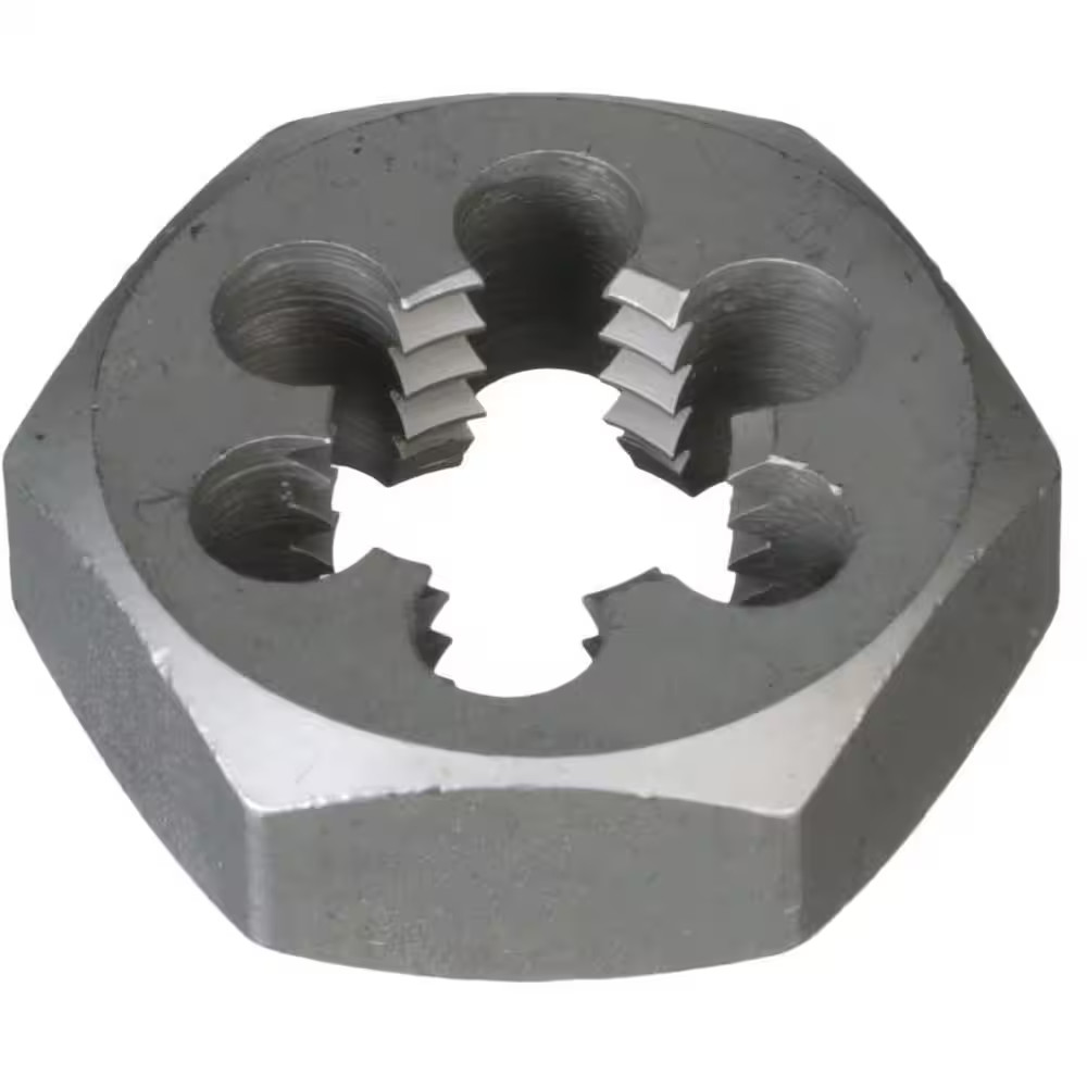 1/8 In., 1/4 In., 3/8 In., 1/2 In., 3/4 In. and 1 In. Carbon Steel NPT Pipe Die
