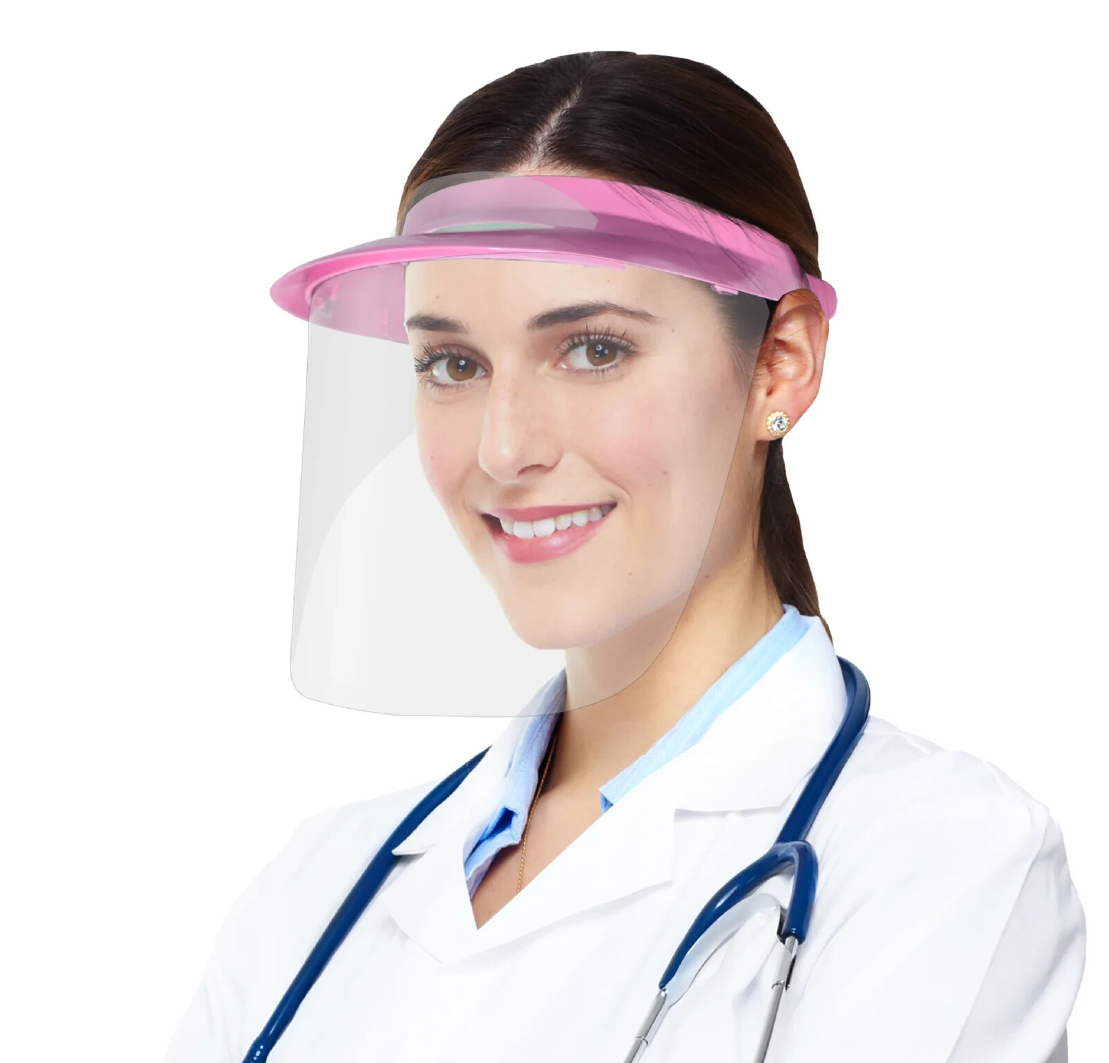 PacDent Dental iVisor Disposable Visor & Shield Kit BLUE PINK TEAL VIOLET