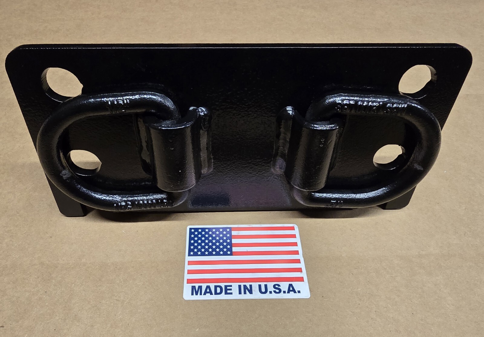 Kioti Bobcat Tractor Front Bumper Hitch D Ring bracket Tie Down hooks USA MADE!!