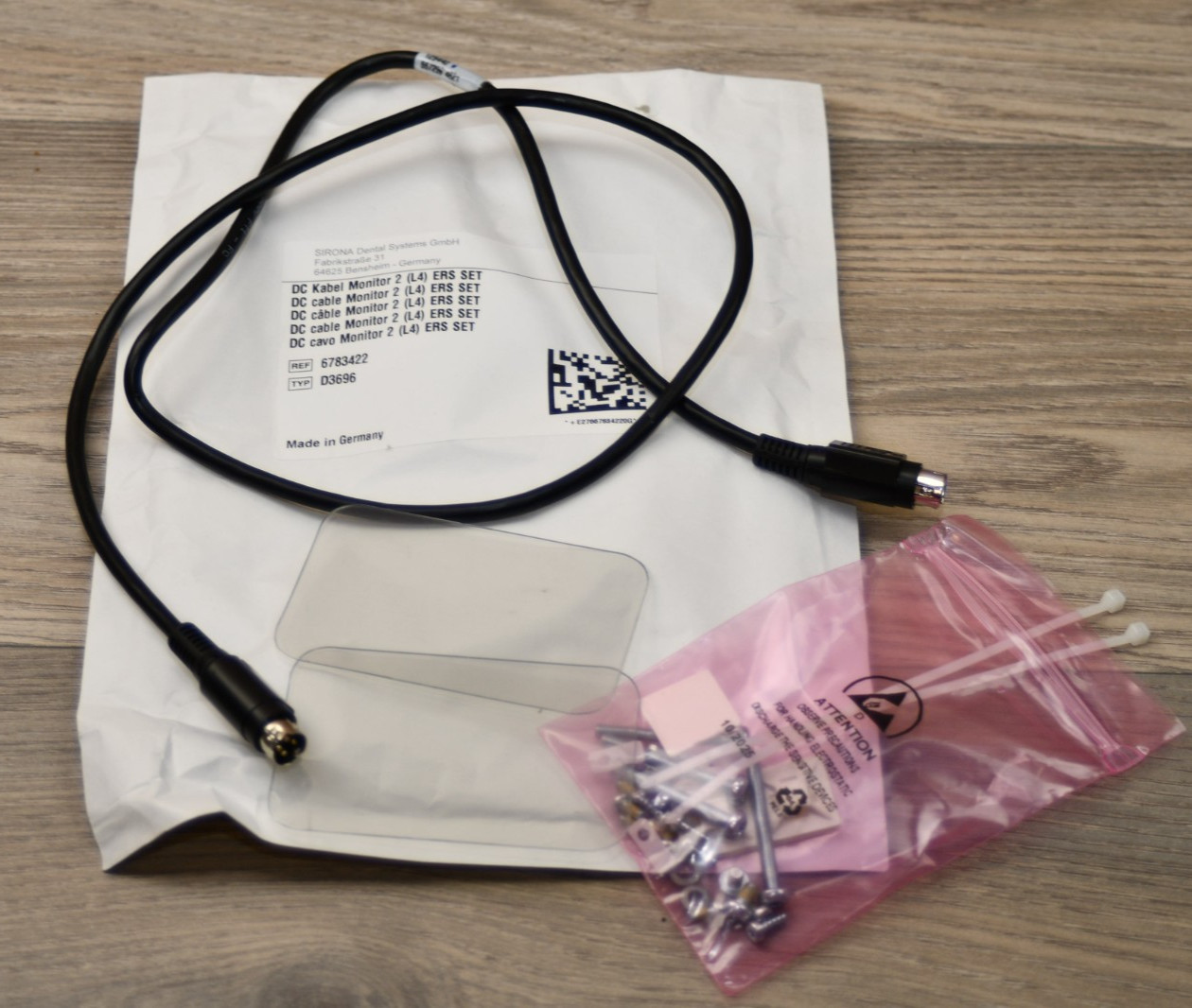 Dentsply Sirona Primescan DC Cable Monitor 2 (L4) 6783422 D3696