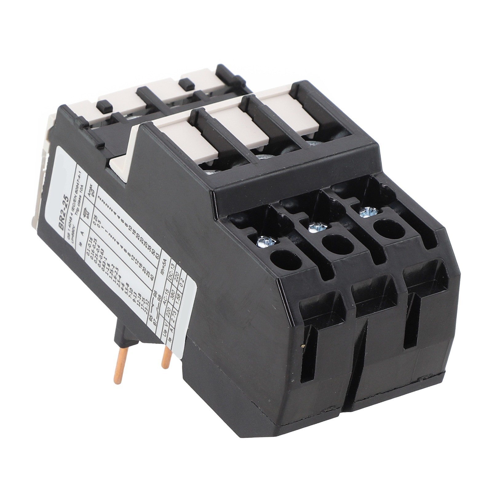 New Practical Motor Relay Thermal Overload 0.1-25Amp With Indicator Light