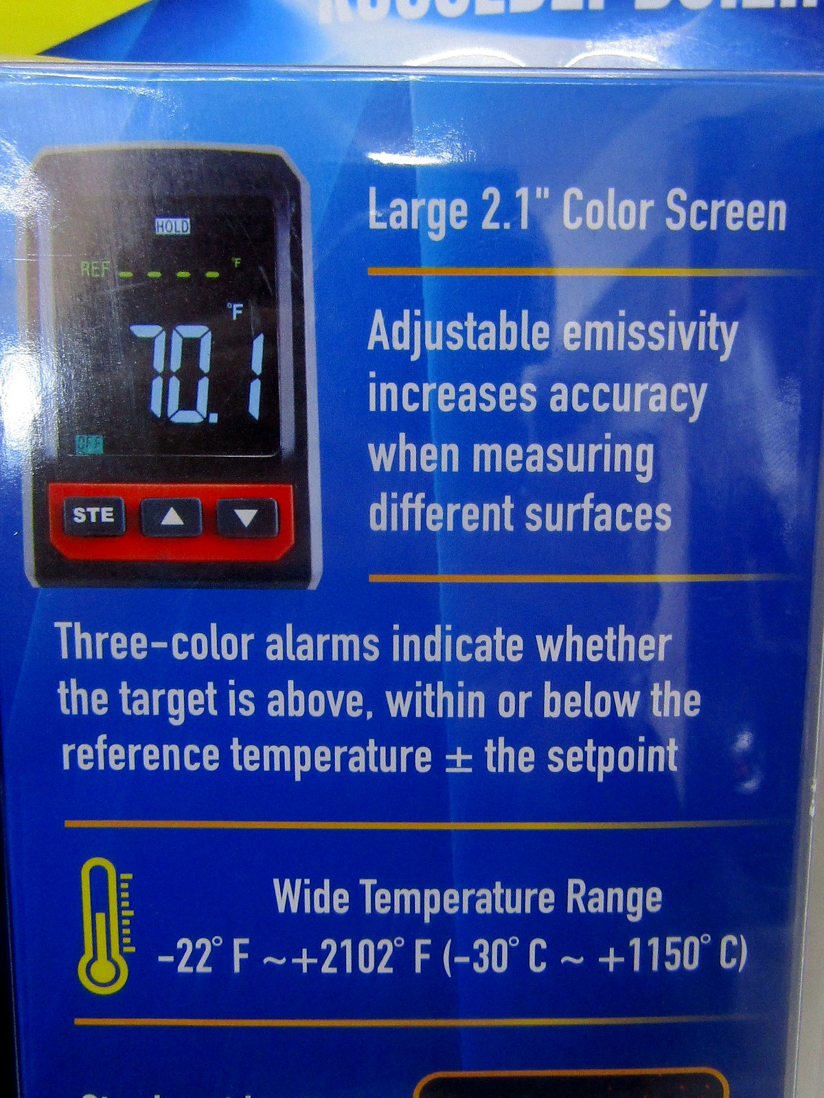 AMES Professional 20:1 InfraRed Laser Thermometer IR20