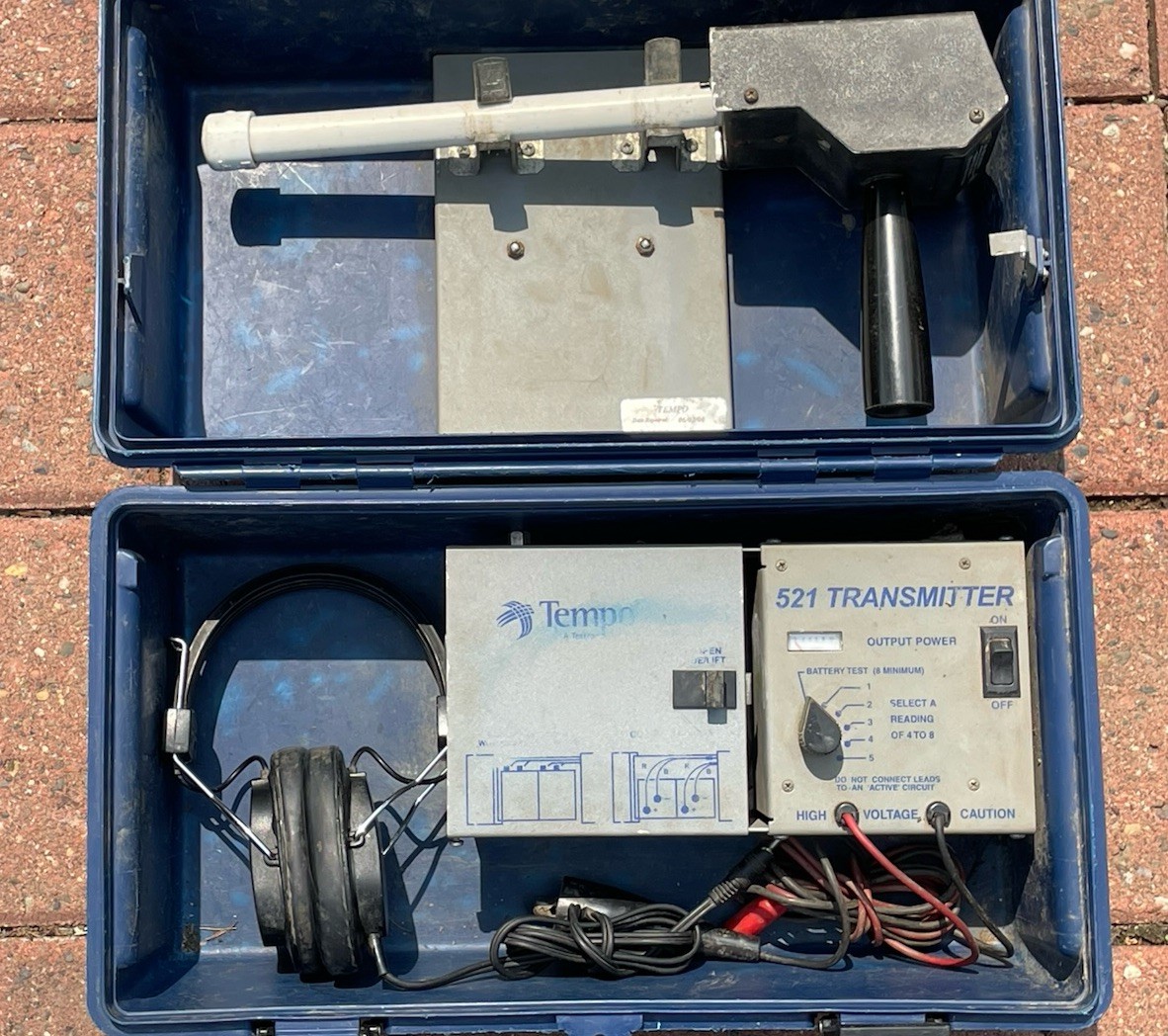 Tempo Progressive Electronics 521 underground cable pipe wire valve locator