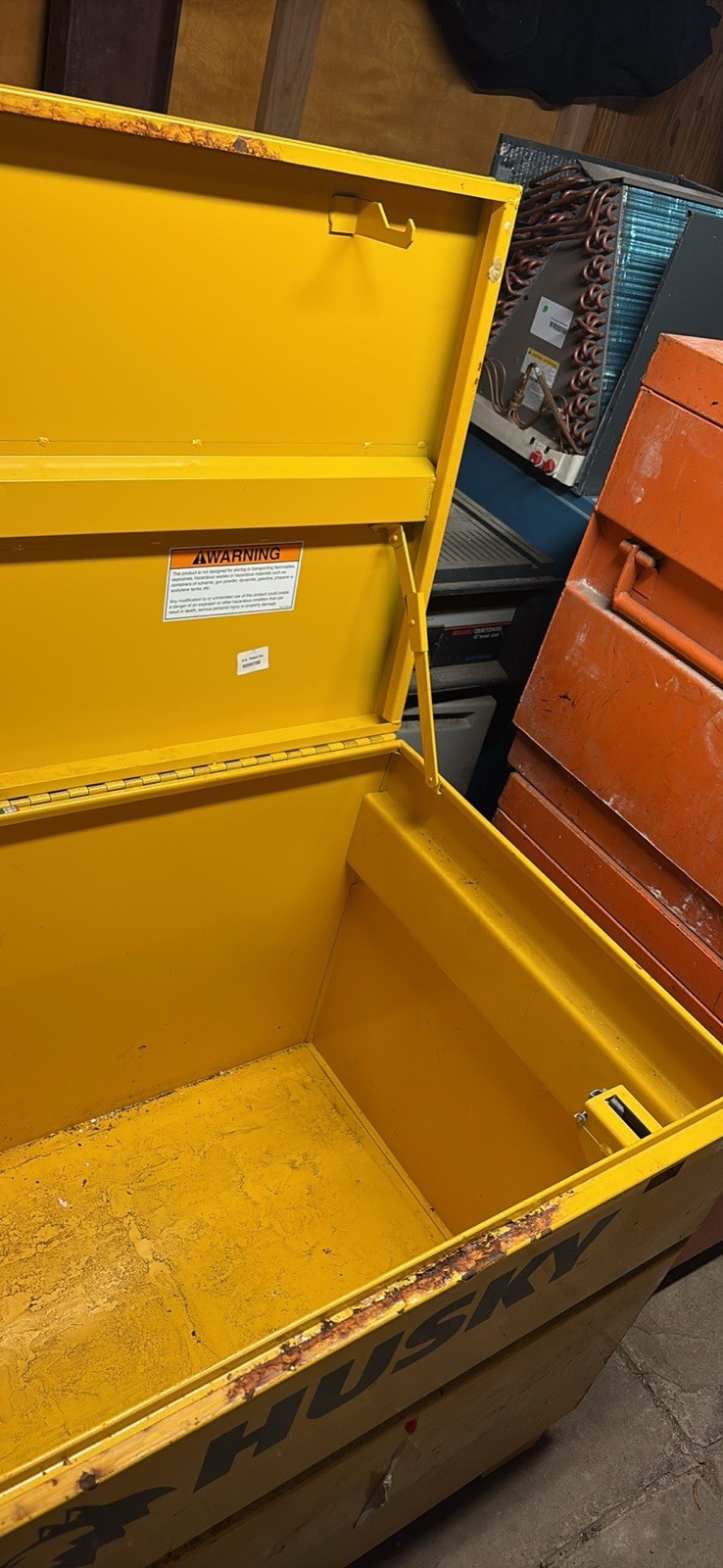 ✅CALL LOCAL PICKUP ONLY✅HUSKY Job jobsite box gang construction heavy duty Good